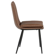 Ortega Upholstered Dining Side Chair Coffee (Set of 2) - 115472