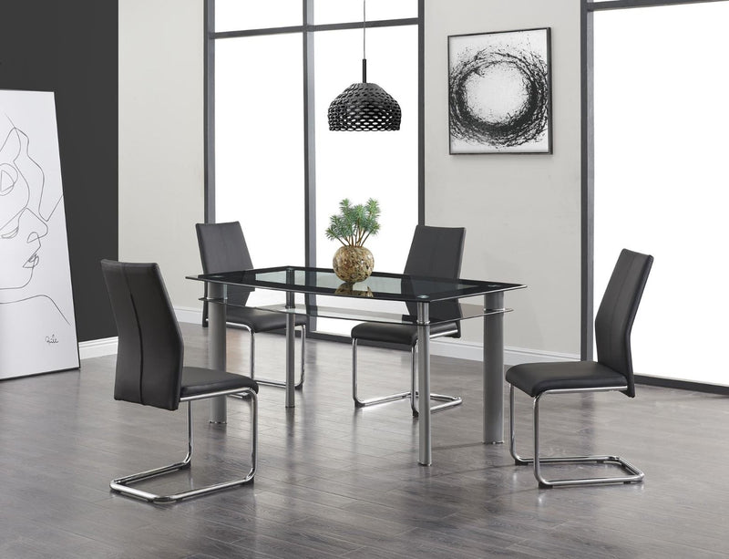 Osceola Black Dining Room Set - Lara FurnitureDining Room Set