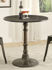Oswego Round 30-inch Bistro Dining Table Bronze - 100063