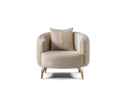Othello Chair in Beige - 200-ST-OTH-FLORIA05-B
