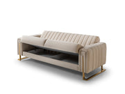 Othello Convertible Sofa in Beige - 200-ST-OTH-FLORIA05-3