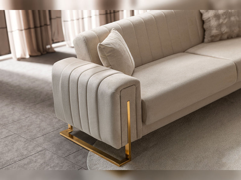 Othello Convertible Sofa in Beige - 200-ST-OTH-FLORIA05-3