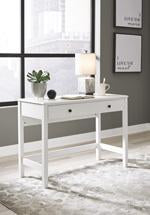 Othello White Home Office Desk - Z1611054 - Lara Furniture