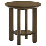Ottowa 2-piece Round Wood Coffee Table Set Brown - 706308-S2