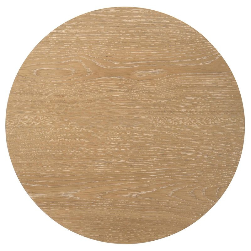 Ottowa 2-piece Round Wood Coffee Table Set Light Oak - 706298-S2