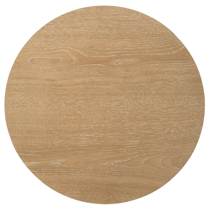 Ottowa 3-piece Round Wood Coffee Table Set Light Oak - 706298-S3