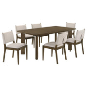 Ottowa 7-piece Rectangular Wood Dining Room Table Set Brown - 193661-S7