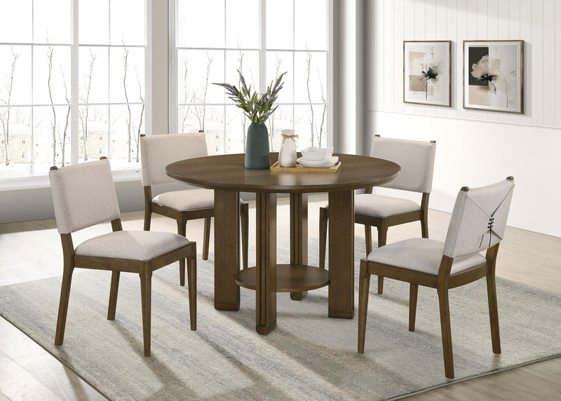 Ottowa Upholstered Dining Side Chair Brown (Set of 2) - 193662