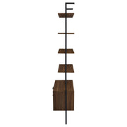 Owens 3-piece 96-inch Wall Mounted Bookshelf Set Walnut - 980074-S3
