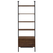 Owens 3-piece 96-inch Wall Mounted Bookshelf Set Walnut - 980074-S3