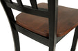Owingsville Black/Brown Dining Chair (Set of 2) - Gate FurnitureDining Chair