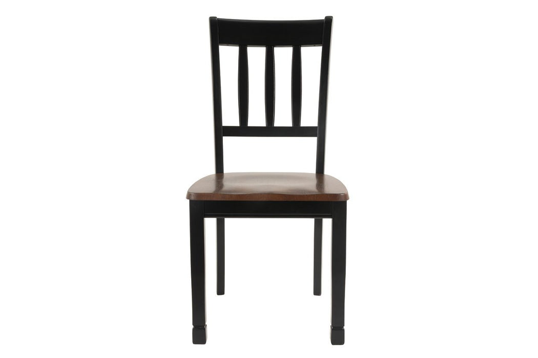 Owingsville Black/Brown Dining Chair (Set of 2) - Gate FurnitureDining Chair