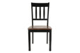 Owingsville Black/Brown Dining Chair (Set of 2) - Gate FurnitureDining Chair