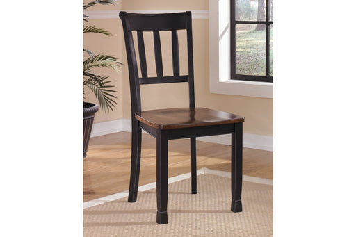 Owingsville Black/Brown Dining Chair (Set of 2) - Gate FurnitureDining Chair