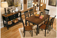 Owingsville Black/Brown Dining Chair (Set of 2) - Gate FurnitureDining Chair