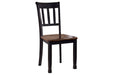 Owingsville Black/Brown Dining Chair (Set of 2) - Gate FurnitureDining Chair