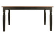 Owingsville Black/Brown Dining Table - Gate FurnitureDining Table