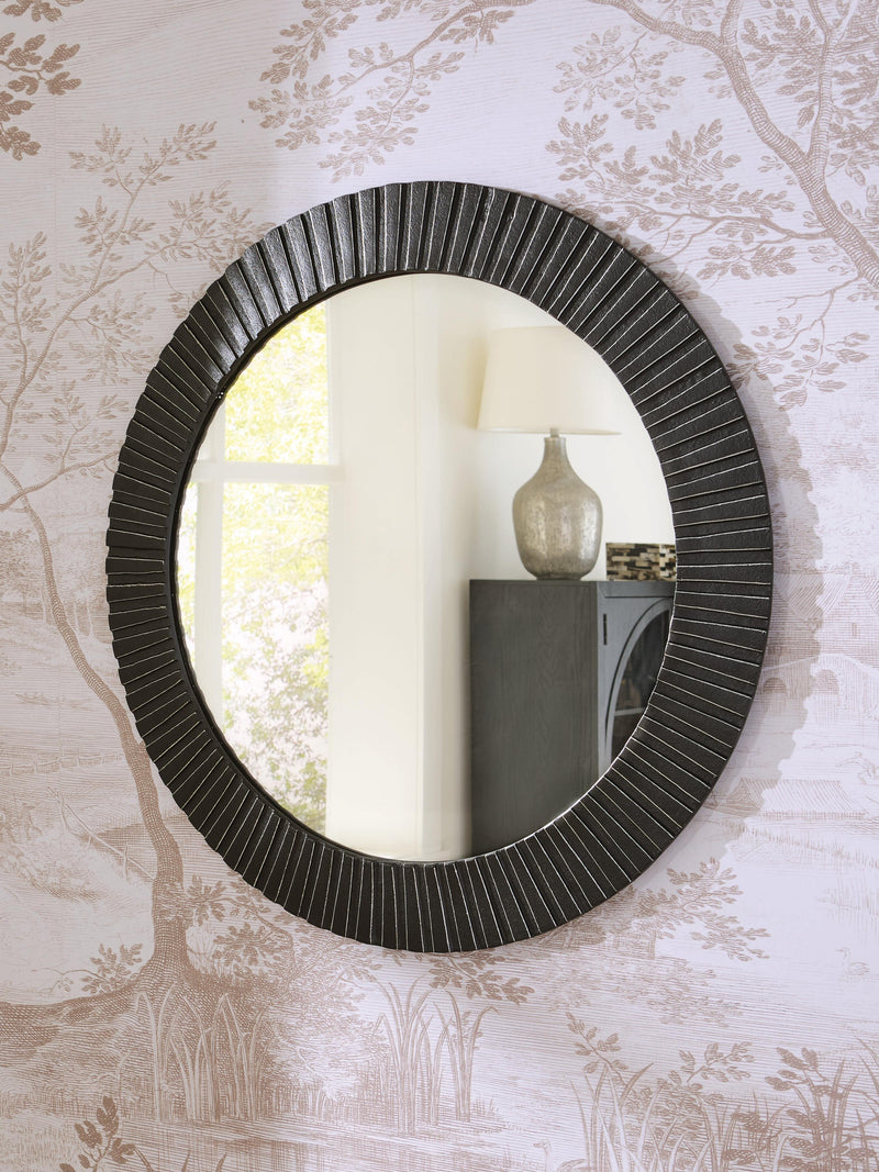 Ozias Black Accent Mirror - A8010417