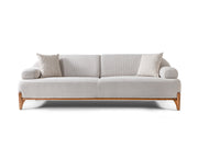 Pablo 3-pieces (Sofa & Loveseat & Chair) Livingroom Set in Cream - 200-ST-PAB-SOFT03-321