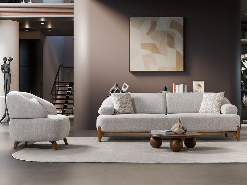 Pablo Chair in Cream - 200-ST-PAB-SOFT03-B