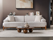 Pablo Convertible Loveseat in Cream - 200-ST-PAB-SOFT03-2