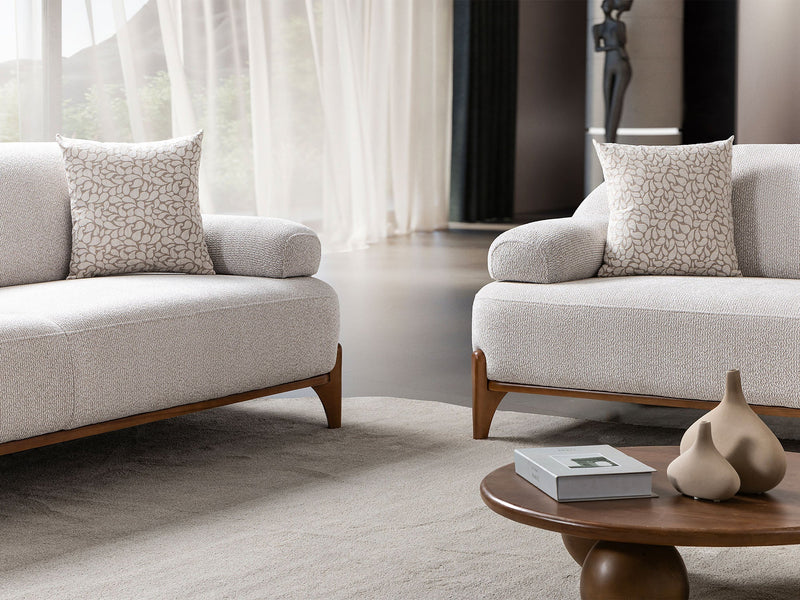Pablo Convertible Loveseat in Cream - 200-ST-PAB-SOFT03-2