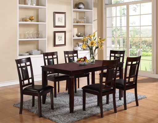Paige Brown 7 - Piece Dining Set - Lara FurnitureDining Room Set