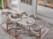Palermo San Dining Table - 200-SAN-PAL-DT-6