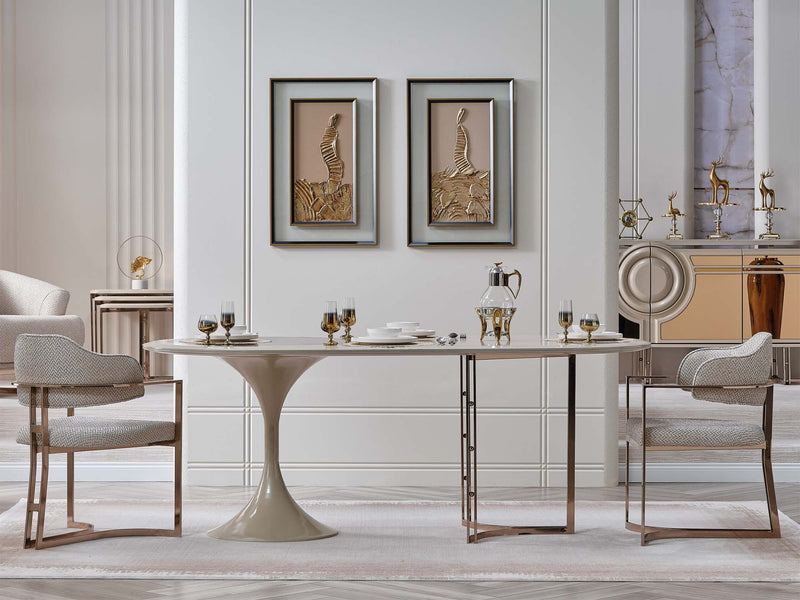 Palermo San Dining Table - 200-SAN-PAL-DT-6
