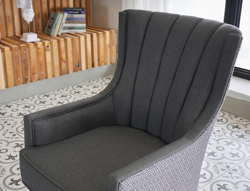 Palmer Accent Armchair (Corvet Anthracite) - Lara FurnitureLiving Room Chair