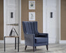 Palmer Accent Armchair (Corvet Navy) - Gate FurnitureLiving Room Chair