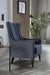 Palmer Accent Armchair (Corvet Navy) - Gate FurnitureLiving Room Chair