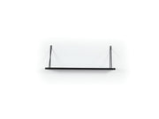 Palmer Single Shelf in Walnut-Chrome - 760-PAL-MT190901