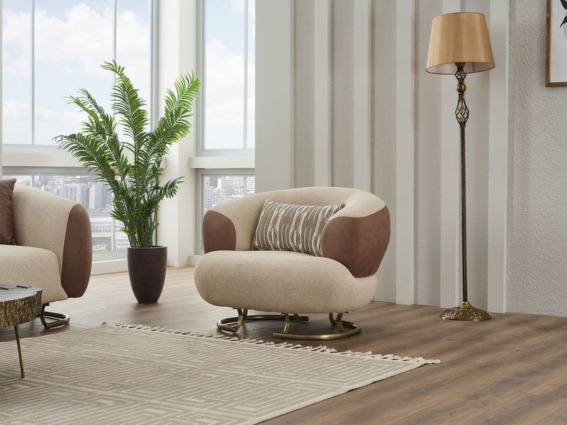 Palmera Chair Cream in Cream - 101-PAL-GIR03-B