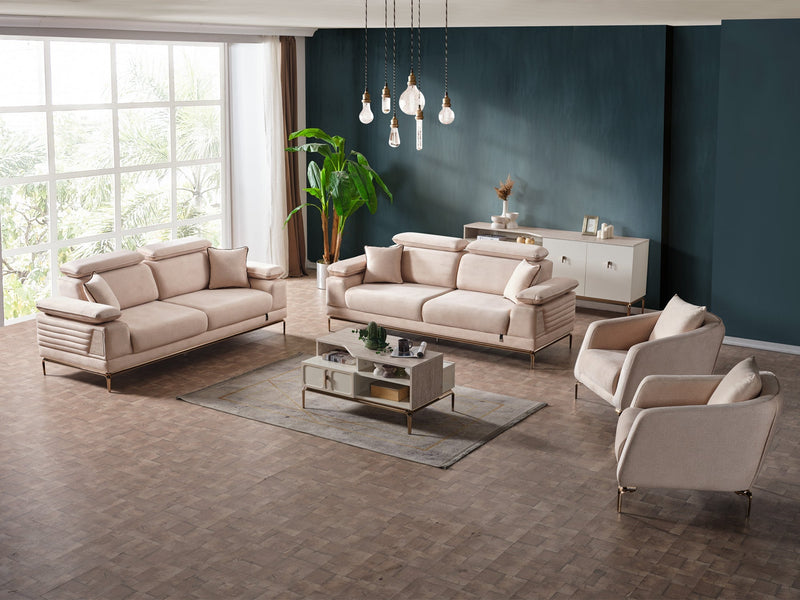 Pamukkale Chair in Brown - 200-ELIF-PAM-A214-B
