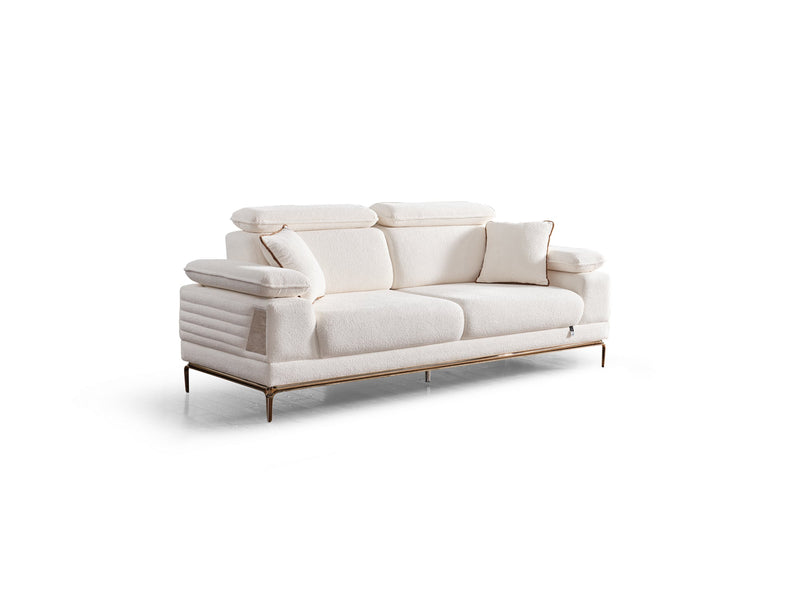 Pamukkale Convertible Loveseat in Beige - 200-ELIF-PAM-A215-2