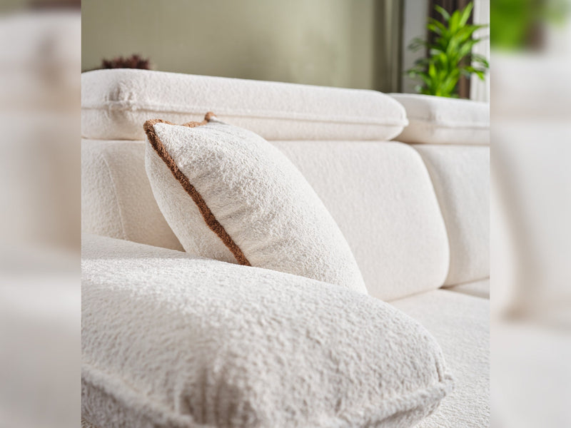 Pamukkale Convertible Loveseat in Beige - 200-ELIF-PAM-A215-2