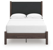 Pamytta Brown Full Upholstered Panel Platform Bed - PCB2614B10