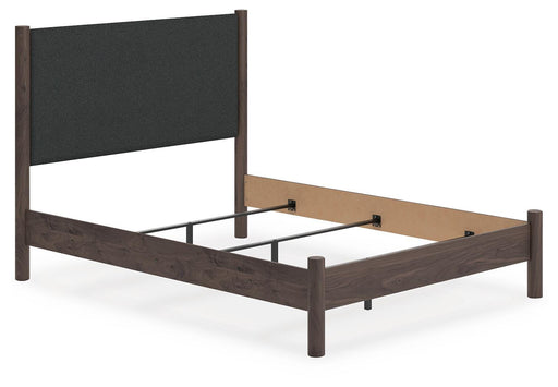 Pamytta Brown Queen Upholstered Panel Bed - PCB2614B24