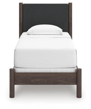 Pamytta Brown Twin Upholstered Panel Bed - PCB2614B20