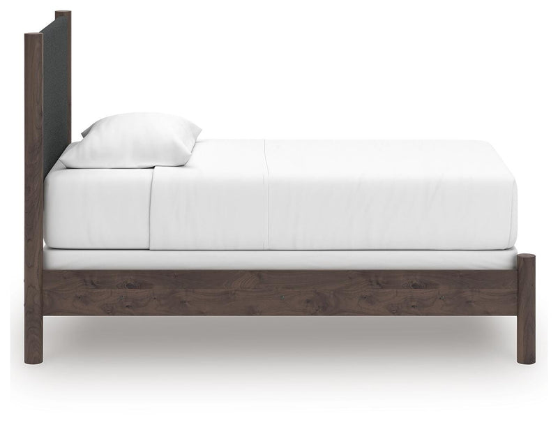 Pamytta Brown Twin Upholstered Panel Bed - PCB2614B20