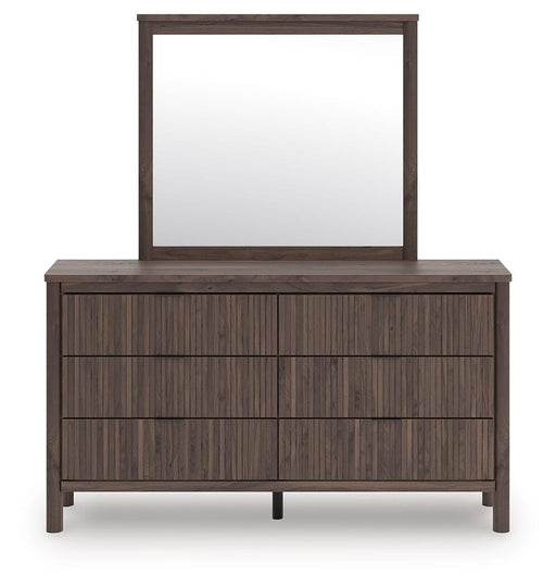 Pamytta Full Panel Bed, Dresser and Mirror - PCB2614B17