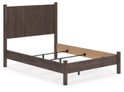 Pamytta Full Panel Bed, Dresser, Mirror and Nightstand in Brown - PKG022706