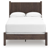Pamytta Full Panel Bed, Dresser, Mirror and Nightstand in Brown - PKG022706