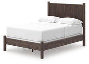 Pamytta Full Panel Bed, Dresser, Mirror, Chest and Nightstand in Brown - PKG022708
