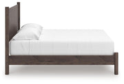Pamytta King Panel Platform Bed and Dresser in Brown - PKG022745