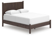 Pamytta Queen Panel Bed, Dresser, Mirror, Chest and Nightstand in Brown - PKG022714