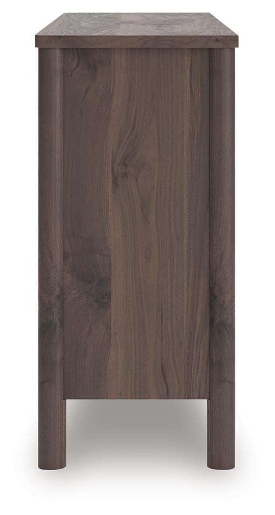 Pamytta Twin Panel Bed and Dresser in Brown - PKG022703