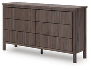 Pamytta Twin Panel Bed and Dresser in Brown - PKG022703
