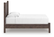 Pamytta Twin Panel Platform Bed, Chest and  Nightstand in Brown - PKG022754